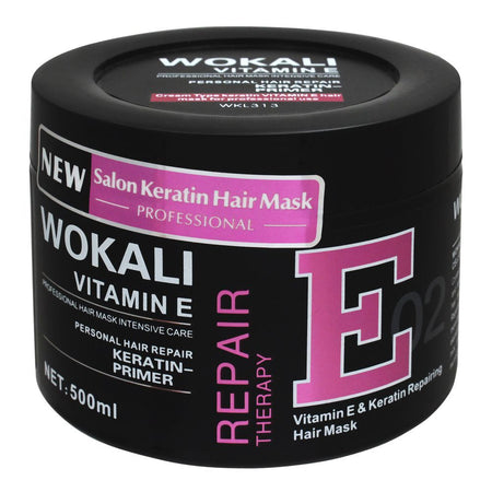 Wokali Vitamin E & Keratin Repairing Hair Mask, 02, 500ml - Main Image