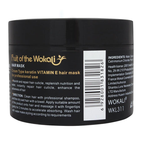 Wokali Vitamin E & Keratin Repairing Hair Mask, 04, 500ml - Image 2