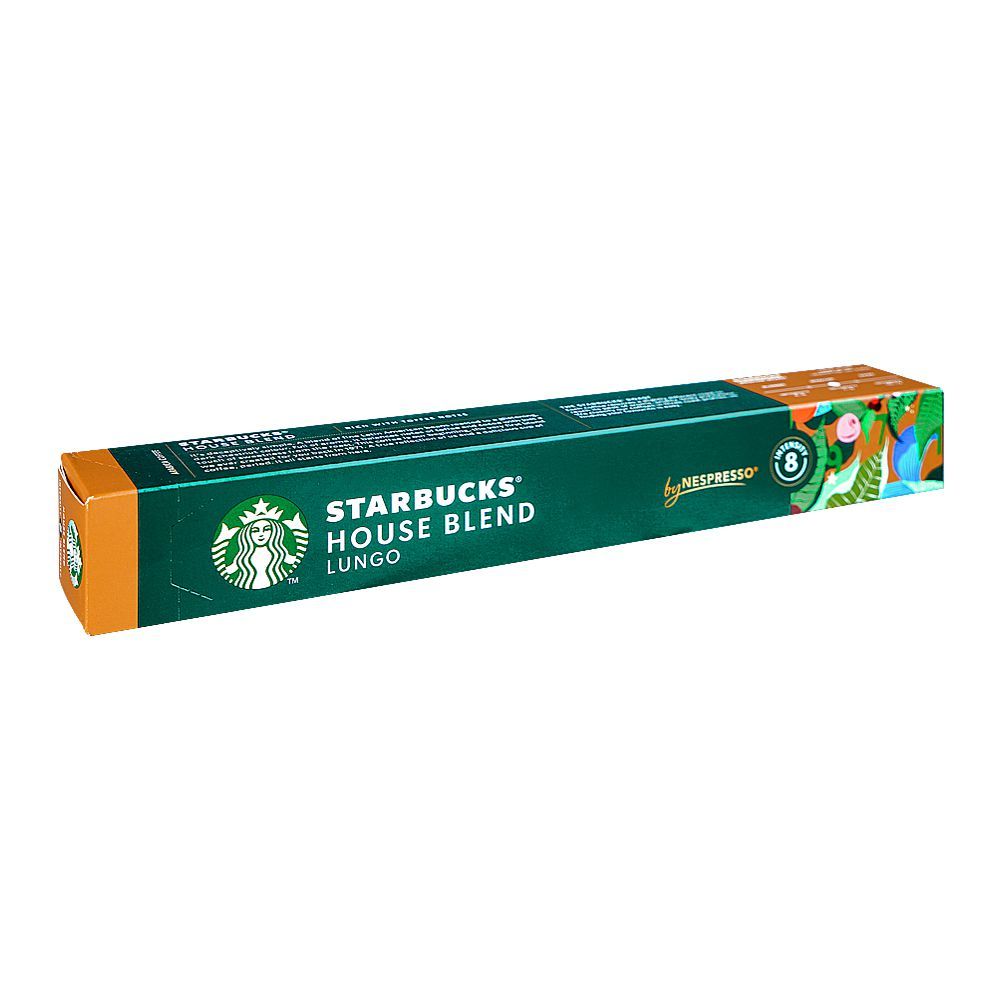Starbucks House Blend Lungo Coffee Pods, 57g - Main Image