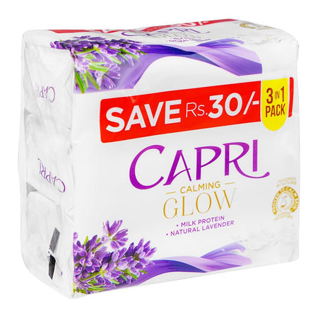 Capri Glow Lavender Purple Soap, 3x150g - Main Image