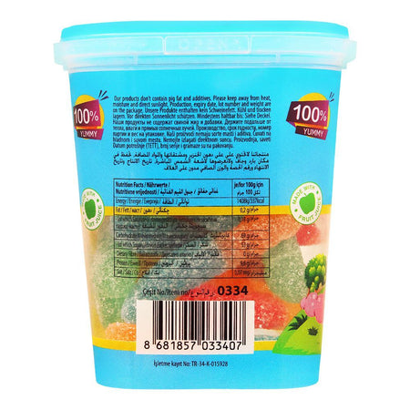 Yummy Gummy Mix Worms, Gummy Candy, Tub, 175g - Image 2