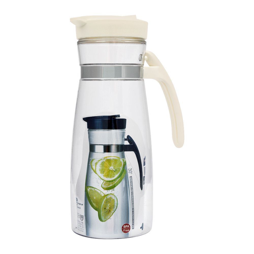 Lock & Lock Water Bottle Jug With Handle, White, 1.7L, LLHAP786W - Image 2