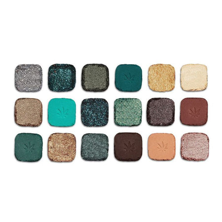 Makeup Revolution Chilled With Cannabis Sativa Eyeshadow Palette, 18 Shades - Image 3