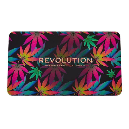 Makeup Revolution Chilled With Cannabis Sativa Eyeshadow Palette, 18 Shades - Image 4