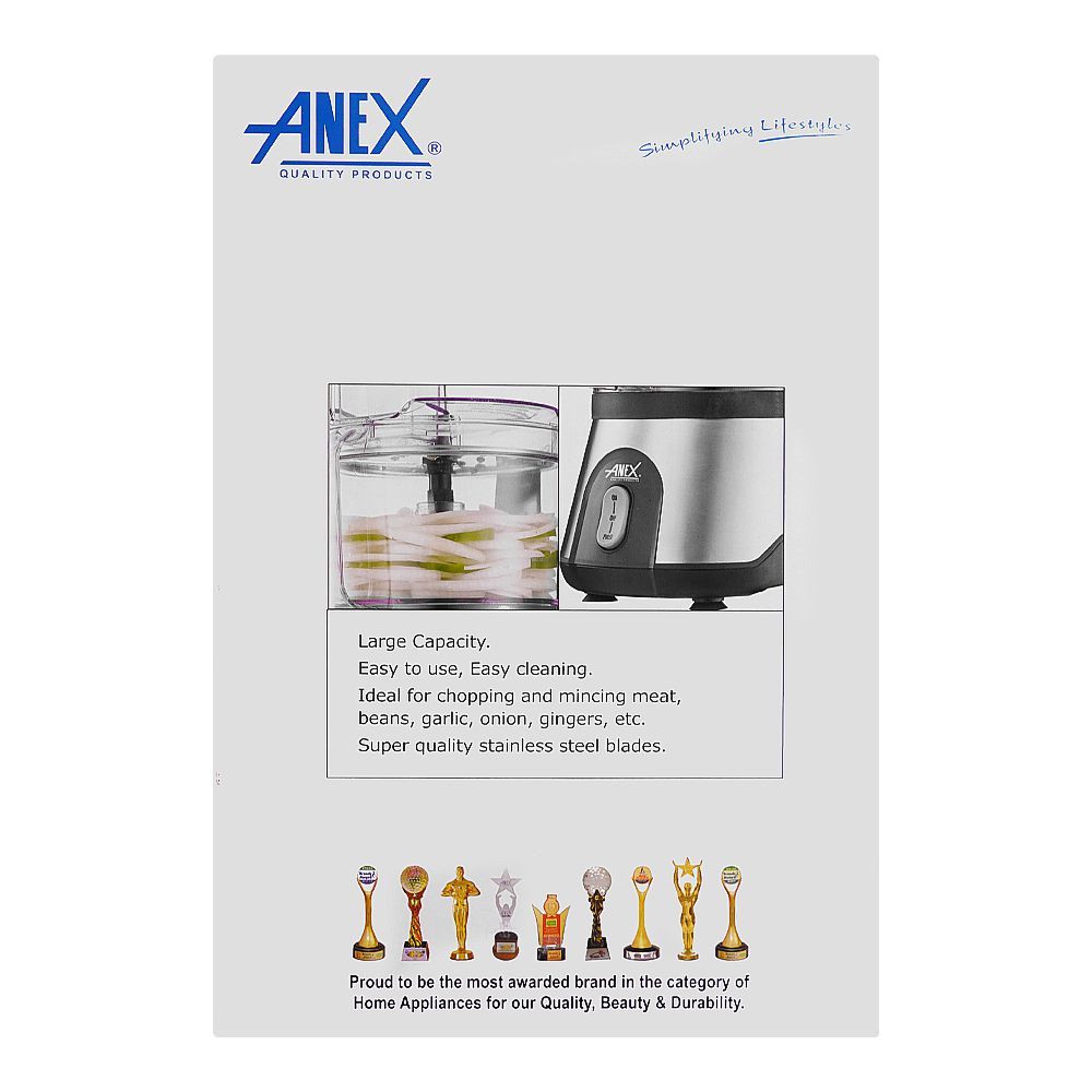 Anex Super Deluxe Chopper, Black & Silver, AG-3049 - Image 4