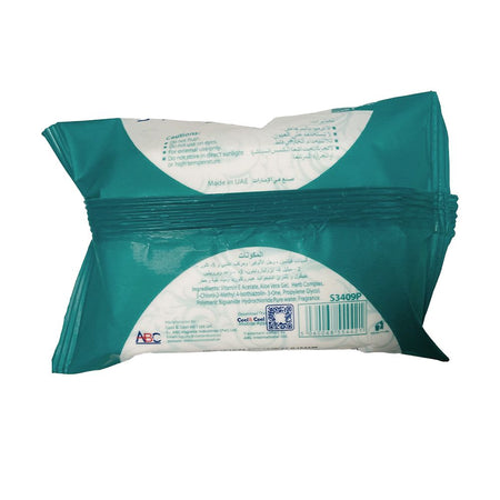 Cool & Cool Sensitive Anti-bacterial Skin Wipes, Alchol-Free, 30-Pack - Image 2