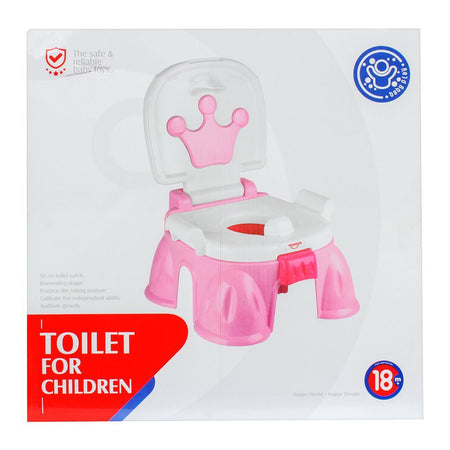 Huanger Toilet For Children With Music, Pink, 18m+, HE0809 - Image 3