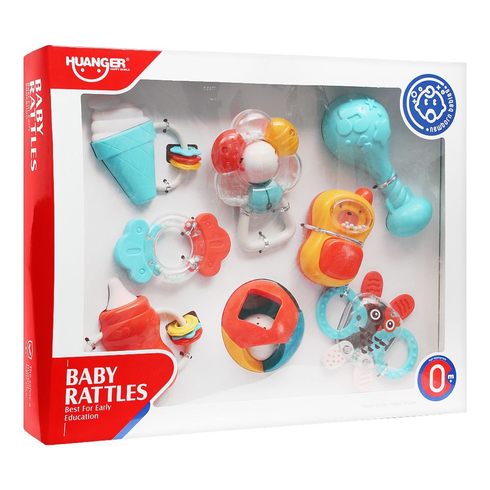 Huanger Baby Rattles, 0m+, 8 Pieces, HE0130 - Main Image