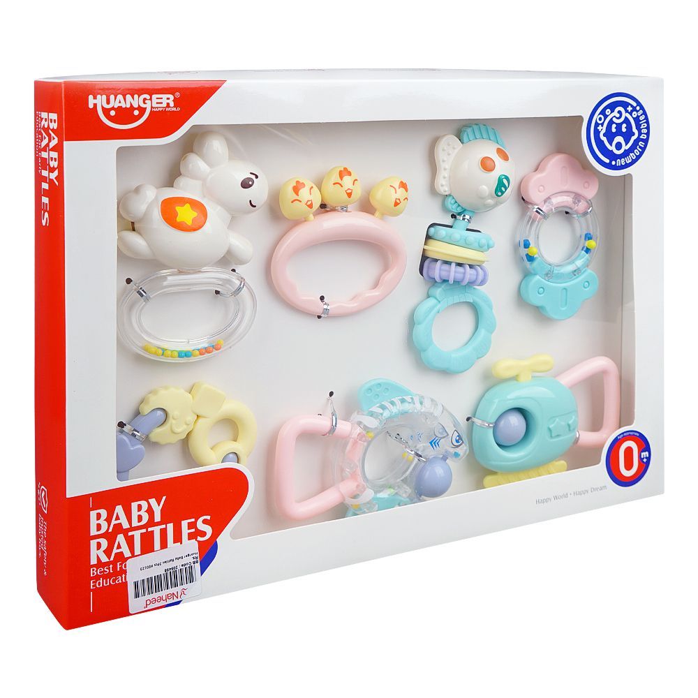 Huanger Baby Rattles, 7 Pieces, 0m+, HE0123 - Main Image