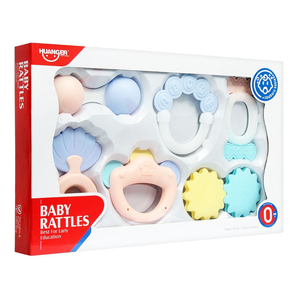 Huanger Baby Rattles Set, 6 Pieces, 0m+, HE0114 - Main Image