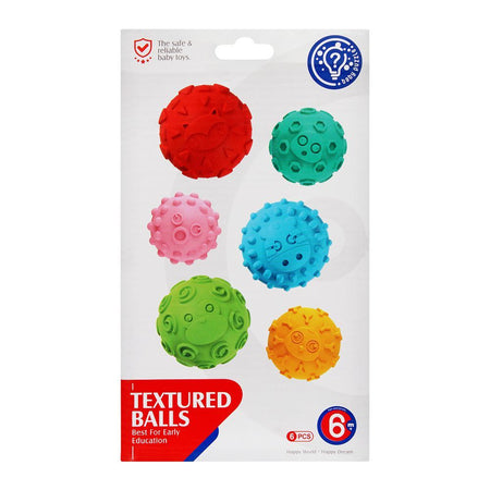 Huanger Textured Balls, 6 Pieces, 6m+, HE0256 - Image 2