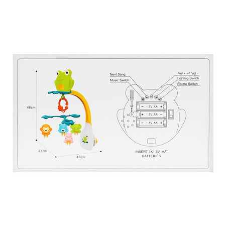 Huanger Musical Mobile With Light & Music, 0m+, HE0309 - Main Image