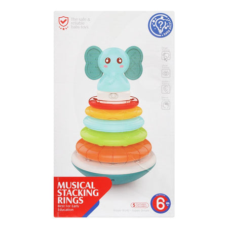 Huanger Musical Stacking Rings, 6m+, HE0295 - Image 2