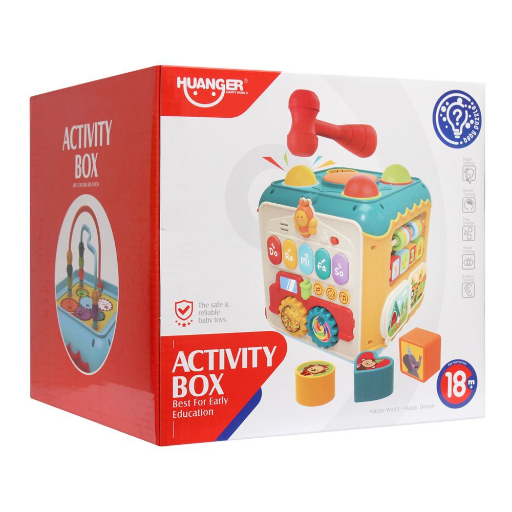 Huanger Activity Box With Light & Music, 18m+, HE0533 - Main Image