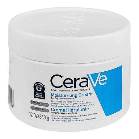 CeraVe Fragrance Free Moisturizing Cream, Dry To Very Dry Skin, 340g - Main Image