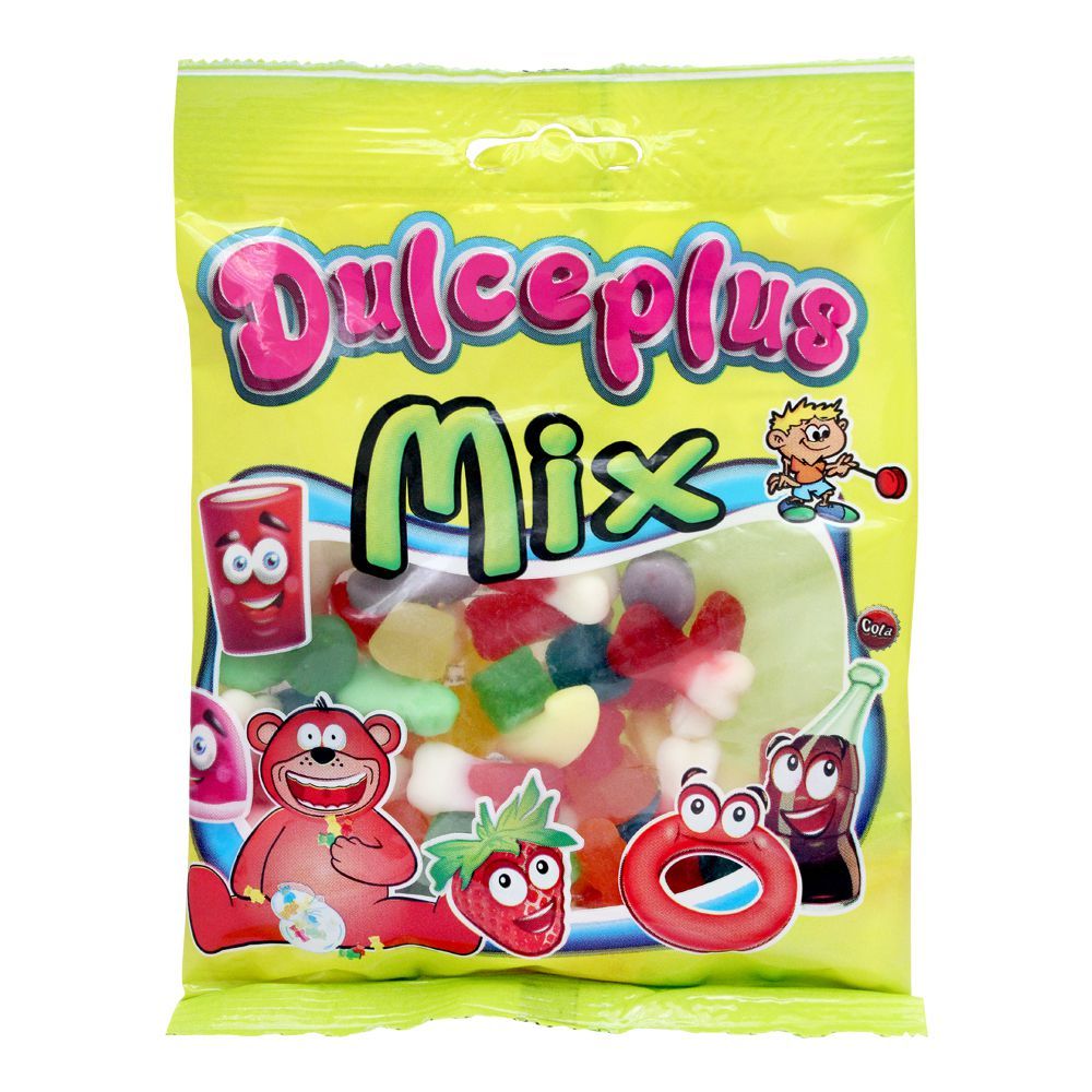 Dulceplus Mini Sour Mix Jelly, Pouch, 100g - Main Image