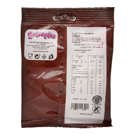 Dulceplus Sour Cola Bottles Jelly, Gluten Free, Pouch, 100g - Image 2