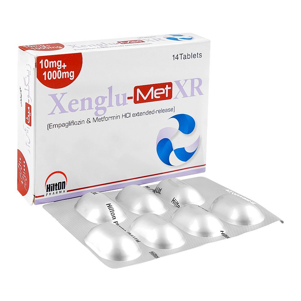 Hilton Pharma Xenglu-Met XR Tablet 10/1000mg Box, 14-Pack - Main Image
