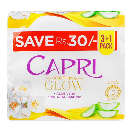Capri Glow Jasmine White Soap, 3x150g - Image 2