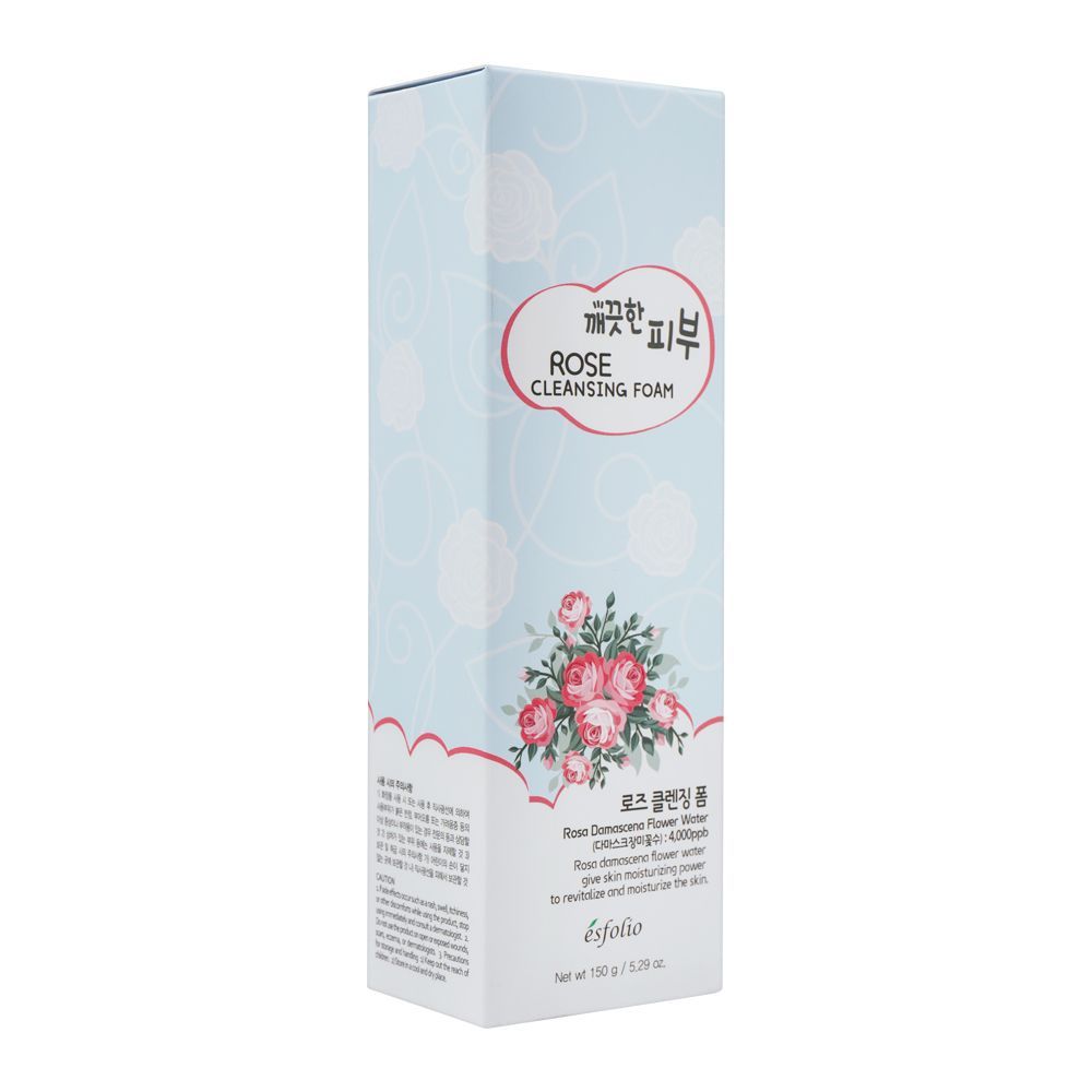 Esfolio Rose Cleansing Foam, 150g - Image 3