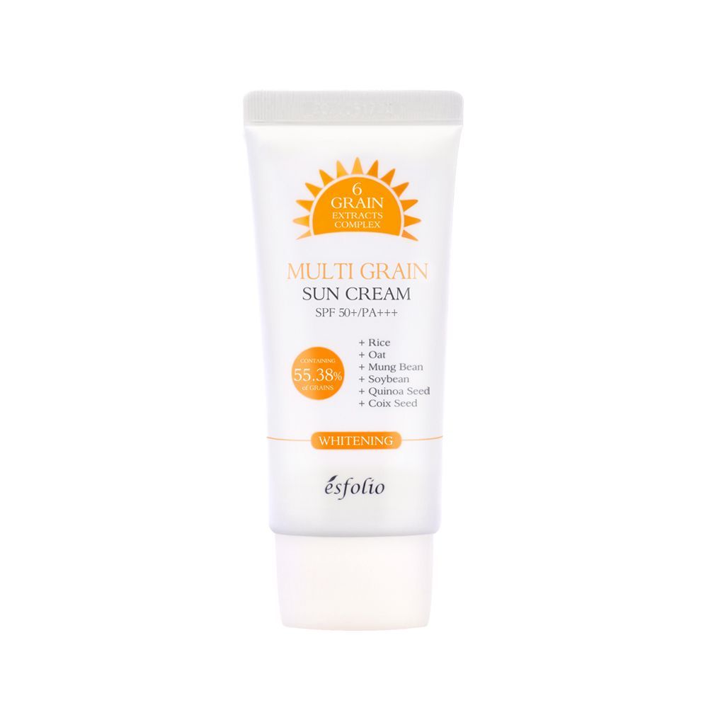 Esfolio Multi Grain SPF50+/PA+++ Sun Cream, UV Protection & Hydration Care, Multi Grain Extract, 30g - Main Image