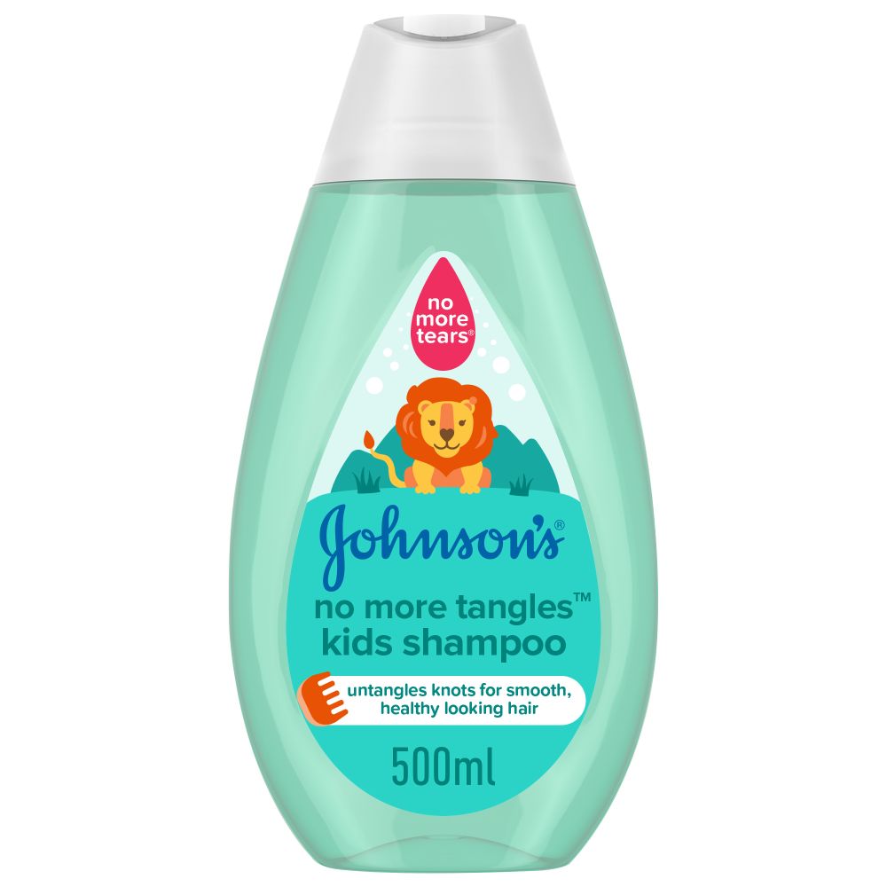Johnson's No More Tangles Kids Shampoo, 500ml - Main Image