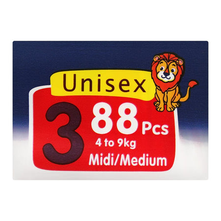 Leo Plus Soft & Dry Baby Diaper Medium No. 3, 4-9Kg, 88-Pack - Image 2
