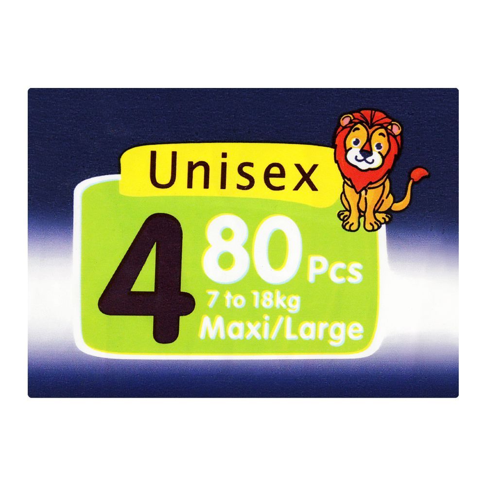 Leo Plus Soft & Dry Baby Diaper Large No. 4, 7-18Kg, 80-Pack - Image 2