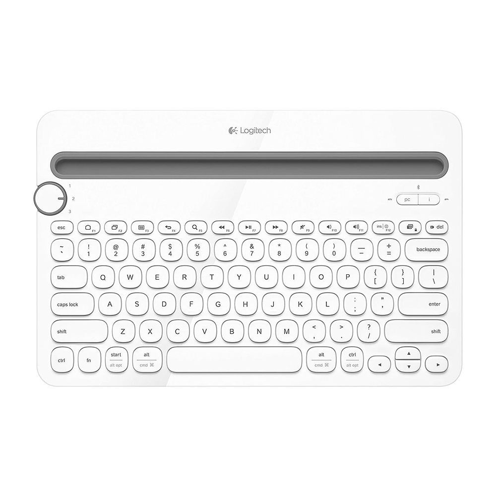 Logitech Bluetooth Multi-Device Keyboard, White, K480 - Image 2