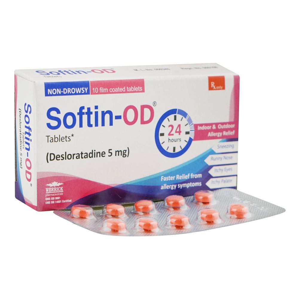 Werrick Pharmaceuticals Softin-OD Tablet, 10-Pack - Main Image
