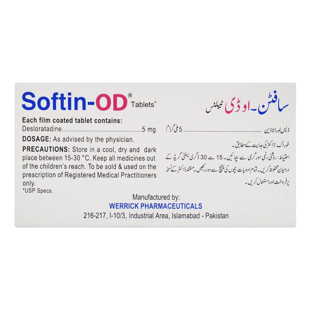 Werrick Pharmaceuticals Softin-OD Tablet, 10-Pack - Image 2