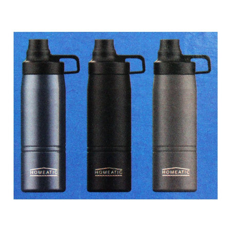 Homeatic Steel Sports Water Bottle, Blue, 900ml, KD-1006 - Image 5