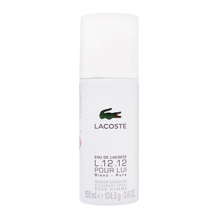 Lacoste Eau De Lacoste L.12.12 Blanc Pure Deodorant Spray, 150ml - Main Image