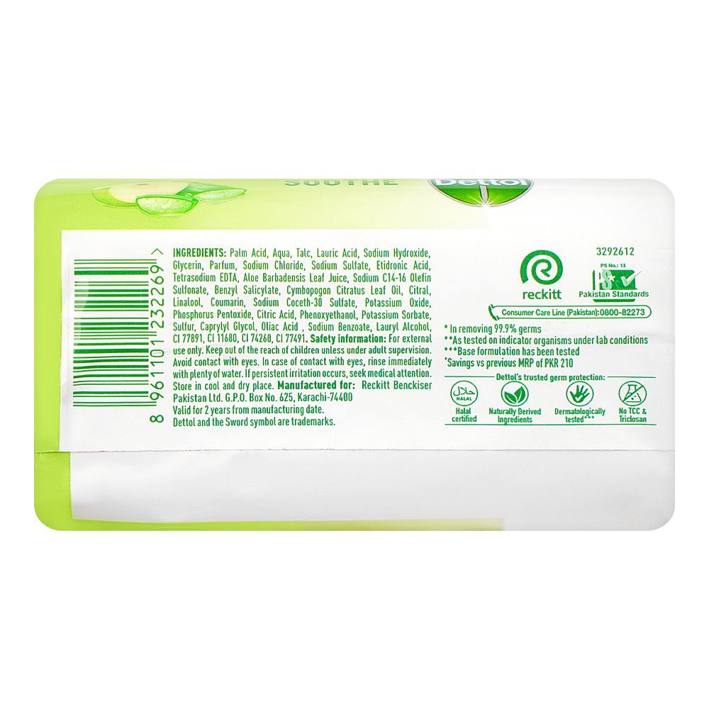 Dettol Soothe Soap, 160g - Image 2