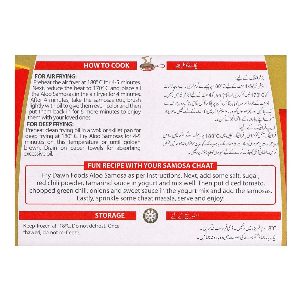 Dawn Aaloo Samosa, 30-Pack, 480g - Image 4
