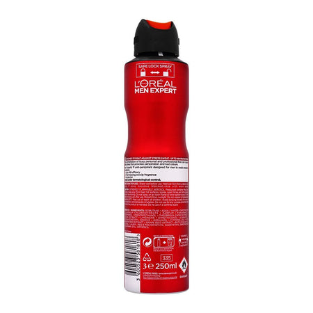 L'Oreal Paris Men Expert Stress Resist Sweat Fighting Anti-Perspirant Deodorant, 250ml - Image 2