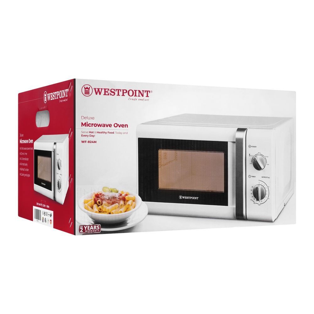 West Point Deluxe Microwave Oven, 20 Liters, WF-824 - Image 2