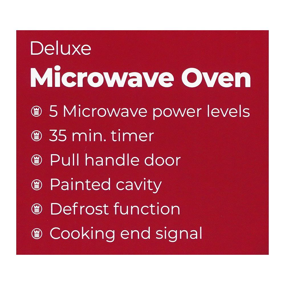 West Point Deluxe Microwave Oven, 20 Liters, WF-824 - Image 5