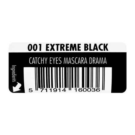 Gosh Catchy Eyes Drama Mascara 001, Extreme Black - Image 3