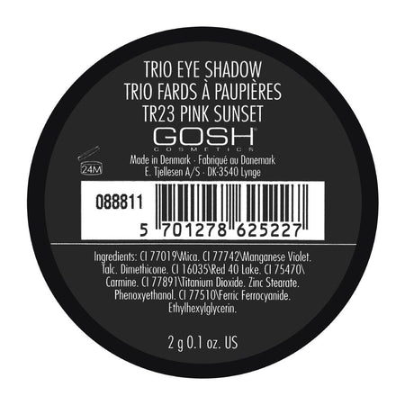 Gosh Trio Eyeshadow, TR23 Pink Sunset - Image 2