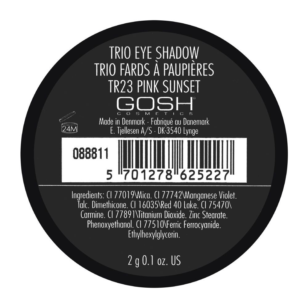 Gosh Trio Eyeshadow, TR23 Pink Sunset - Image 2