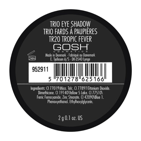 Gosh Trio Eyeshadow, TR20 Tropic Fever - Image 2