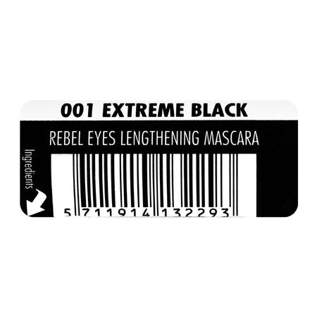 Gosh Rebel Eyes Lengthening Mascara, 001 Extreme Black - Image 3