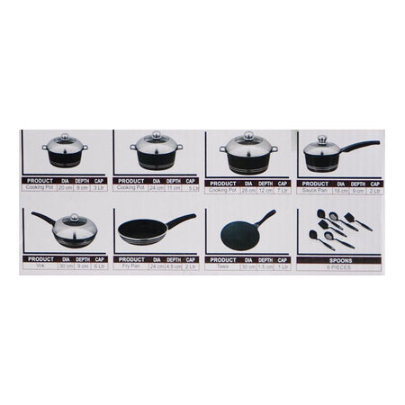 Sonex Italia Cookware Set, 52309, 20-pack - Image 5