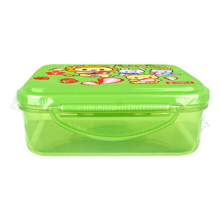 Lion Star Plastic Enzo Clip Lunch Box, 5.7in (H) x 4.1in (W) x 2.2in (D), Green, SB-33 - Image 2