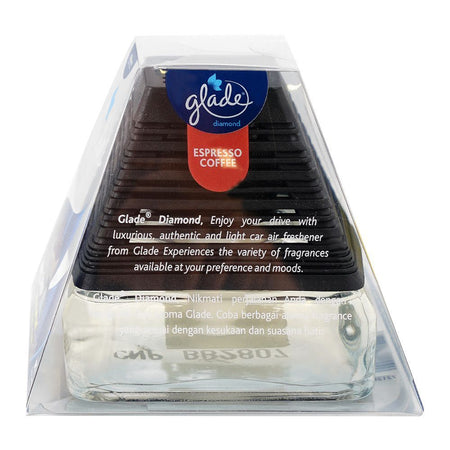 Glade Diamond Espresso Coffee Car Air Freshener, 80ml - Image 3