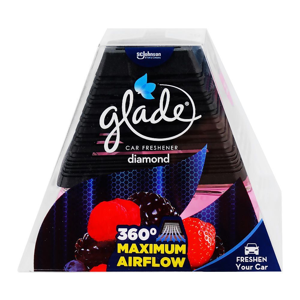 Glade Diamond Wild Berries Car Air Freshener, 80ml - Main Image