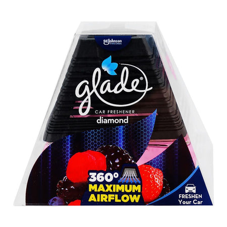 Glade Diamond Wild Berries Car Air Freshener, 80ml - Main Image