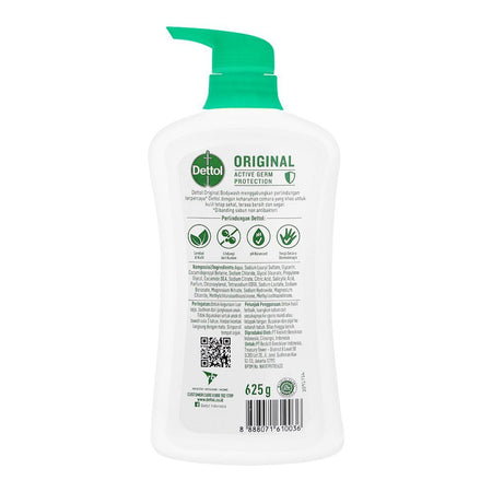 Dettol Original Active Germ Protection Antibacterial Body Wash, 625ml - Image 2