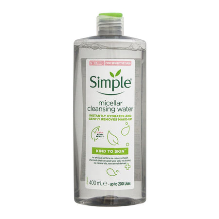 Simple Kind To Skin Micellar Cleansing Water, For Sensitive Skin, 400ml - Main Image